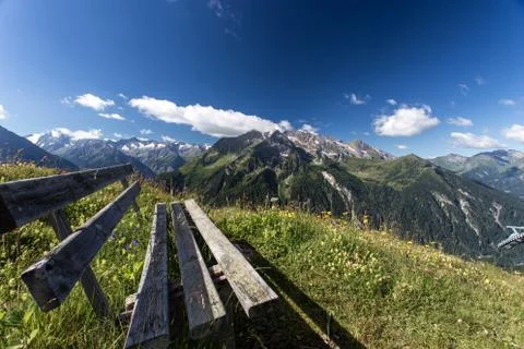 View from Penken mountain Stock Photos