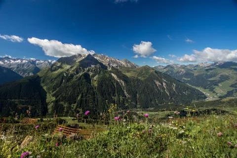View from Penken mountain Stock Photos