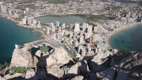 View from penon de ifach in Calpe Spain Video stock 84757798