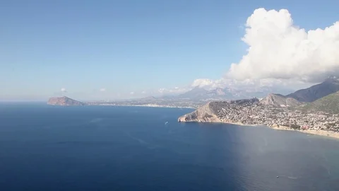 View from penon de ifach in Calpe Spain Video stock 84757964