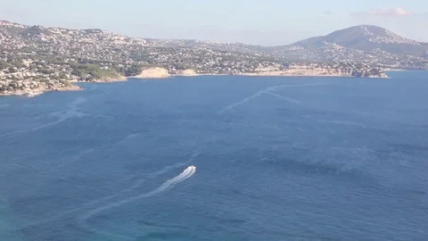 View from penon de ifach in Calpe Spain Video stock 84758191