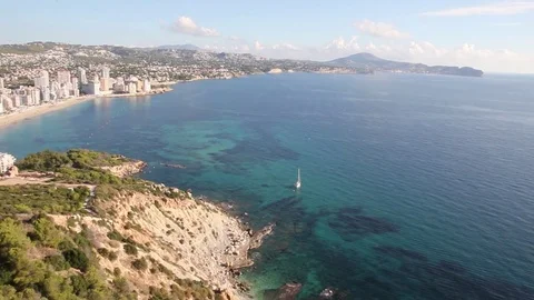 View from penon de ifach in Calpe Spain Video stock 84759636