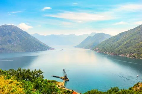 View of Perast Stock Photos