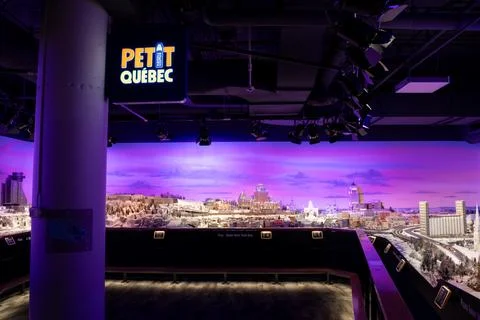 View of Petit Quebec section at Little Canada. Toronto, Canada - June 3, 2026 库存照片
