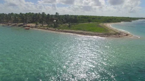 View of Petite Terre island of Guadeloupe Vidéo 59086706