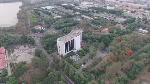 View of Petrokimia Gresik East Java Stock Footage 140145396