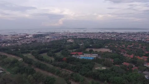 View of Petrokimia Gresik East Java 스톡 동영상 140146259