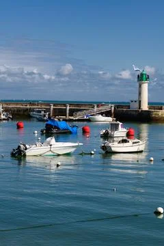 View on Phare de la Flotte Stock Photos