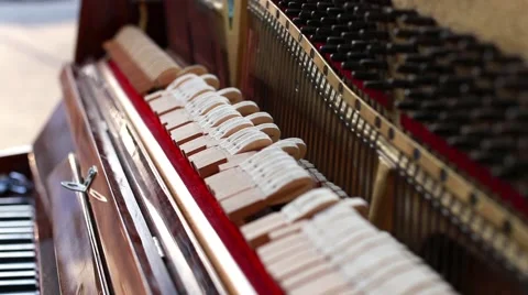 View of a Piano  Stock Footage 57966913