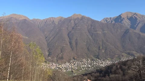 View from Piattedo, Valsassina Video stock 143763046