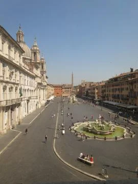 View of Piazza Navona Фото