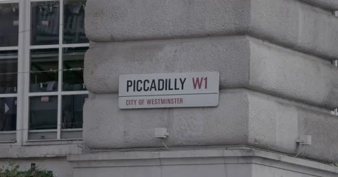 View of Piccadilly Circus Sign Stock Footage 56215076