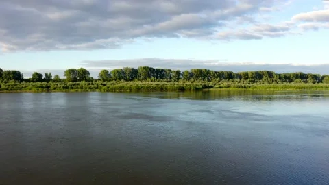 View of the picturesque lake Video stock 158096826