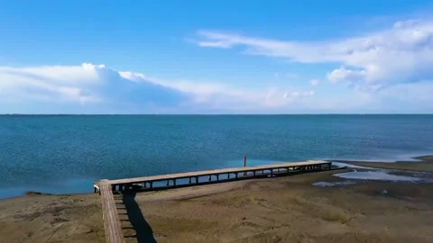 The view of the pier Video stock 233942687