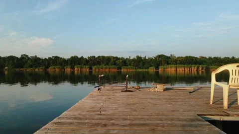 The view of the pier Stock Footage 233942943