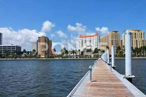 View from the pier Stock Photos