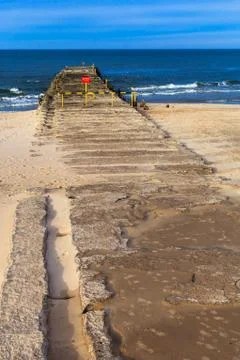 View pier sea 스톡 사진