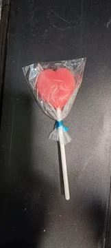 View of pink candy on the table Stock Photos