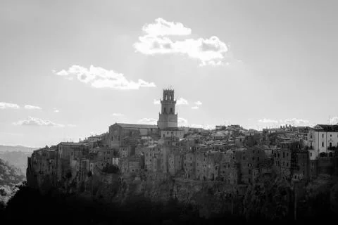 View of Pitigliano Stock Photos