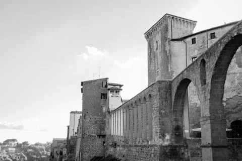 View of Pitigliano Stock Photos
