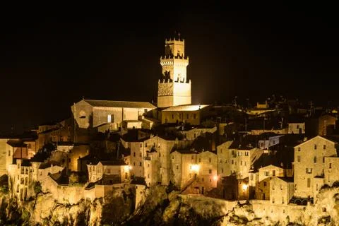 View of Pitigliano Stock Photos