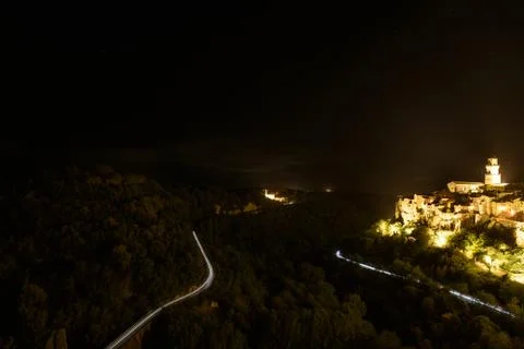 View of Pitigliano Stock Photos