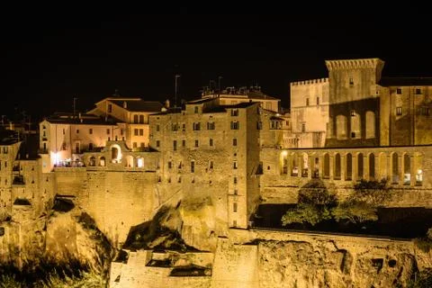View of Pitigliano Stock Photos