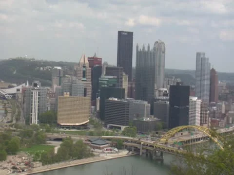 View of Pittsburgh Stock Footage 10893598