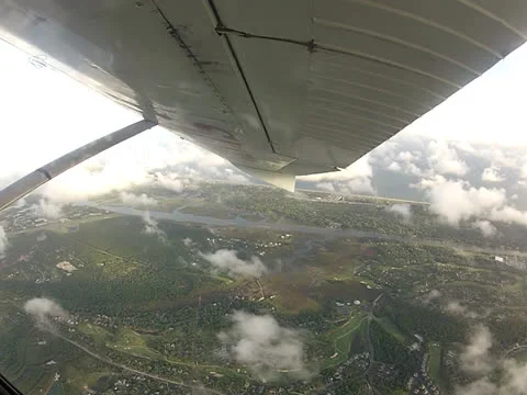 View from plane 7 Stock Footage 24675172