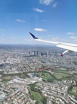 View from the plane Australia Stock Photos
