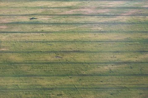 View from the plane in Bratislava Stock Photos