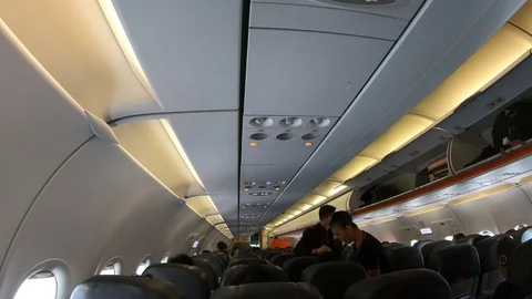 View in Plane Cabin Stock-Footage 110419511