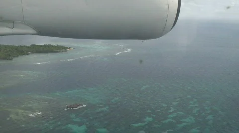 View from a Plane Stock Footage 264441