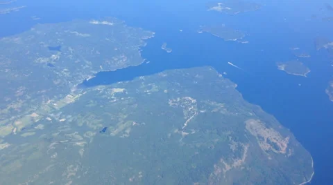 View from plane Stock Footage 39546335