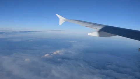 View from a plane Stock Footage 269056043