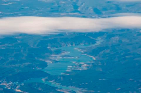 View from the plane Stock Photos