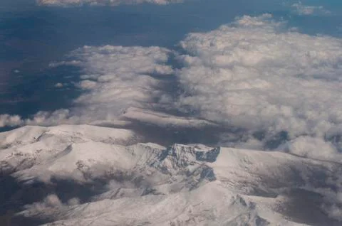 View from the plane 写真素材