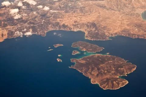 View from plane Stock Photos