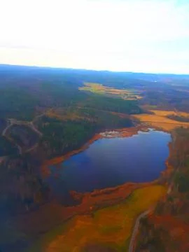 View from the plane Stock Photos