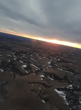 View from the plane Stock Photos