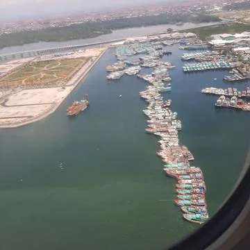 View from the plane Stock Photos