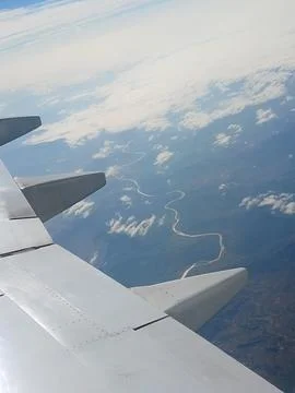View from a plane Stock Photos