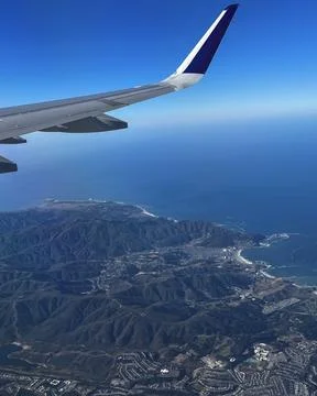 View from a plane Stockfoto's