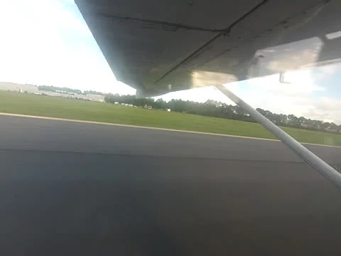 View from plane taking off 50%, -OpticCorr Video stock 24675221