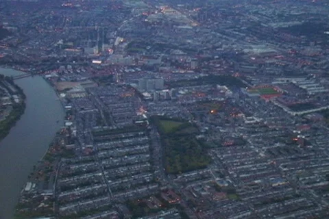 View from plane window 10 Stock Footage 492143