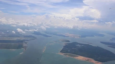 View from Plane Window Stock Footage 20490512