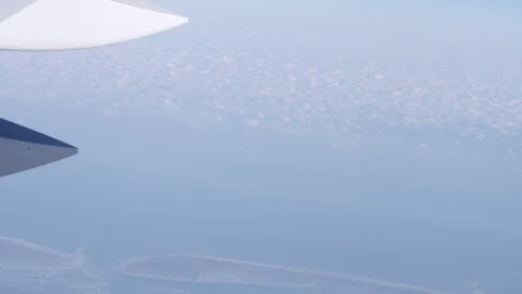 View from a plane window Stock Footage 87207201
