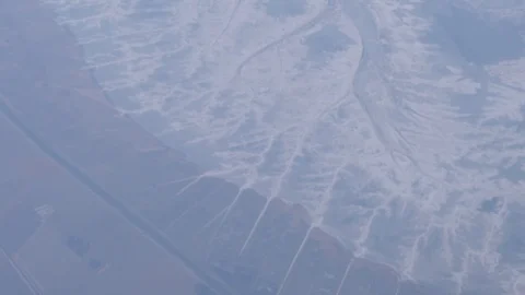 View from a plane window Stock Footage 87207354