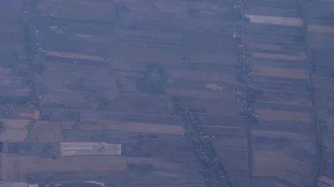 View from a plane window Stock Footage 87208450