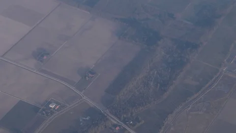 View from a plane window Stock Footage 87208859